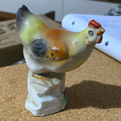 Hand painted ceramic - hand,