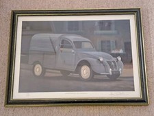1959 Citroën 2CV Azu Commercial Van Framed Print, Signed & Numbered 