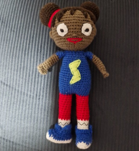 Yakka dee soft toy handmade - dee,