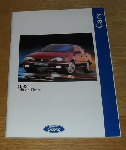 Ford brochure 1993 fiesta - ford,