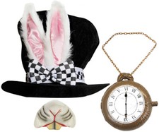 DLX BLACK TOP HAT WITH BUNNY