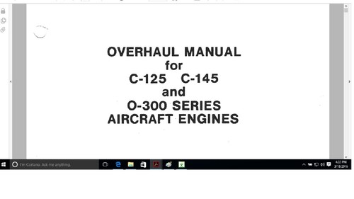 Continental aircraft engine