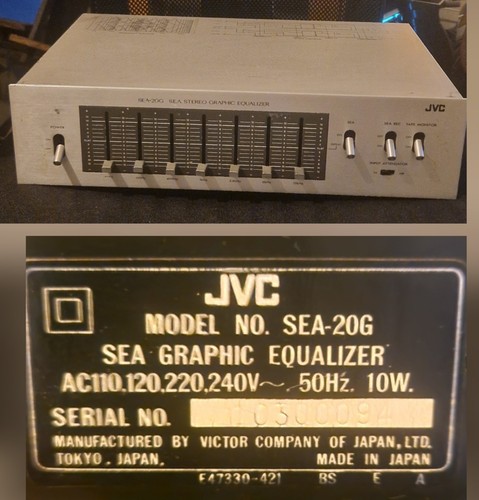 Jvc sea 20g graphic equaliser - graphic,