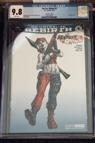 Harley quinn cgc 8 - harley, 9.8