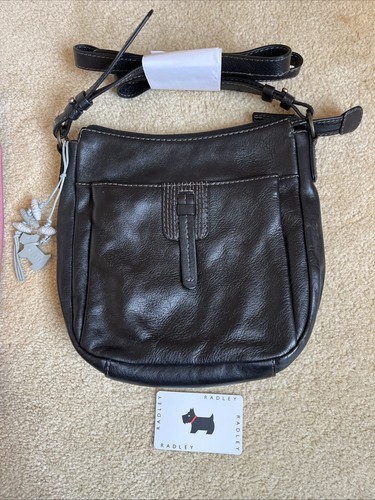 Radley black pebbled - black, leather