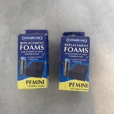 7 x INTERPET PF MINI REPLACEMENT CARBON FOAMS Interpet PF Internal Filter