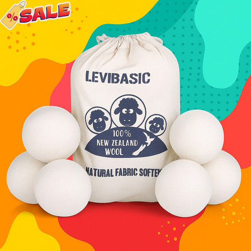Wool dryer balls pack - xl,, 3"