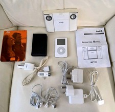 ipod Classic 20gb Bundle With Case,  i Dock station, i Trip ,12v Charger
