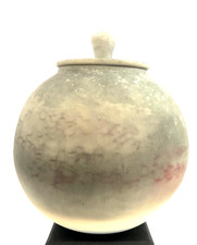 Studio Pottery raku  Lidded