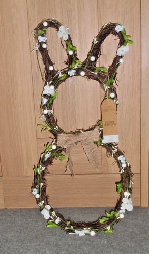 Easter bunny shaped - easter, wreath