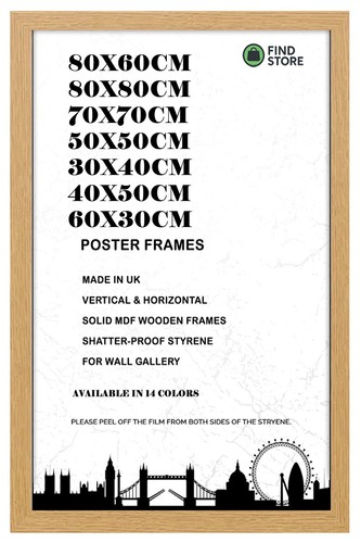 Modern oak 80x60 - modern,