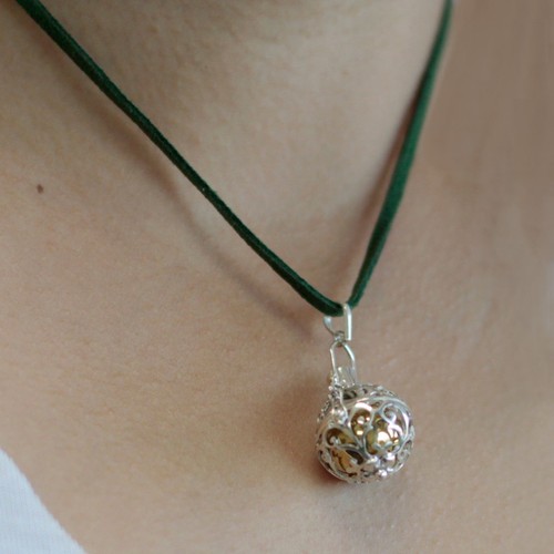 Silver angel bell romance - angel,
