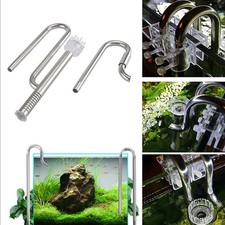 Aquarium Stainless Steel Lily Pipes Inflow And Outflow with Adjustable Rod