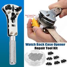 Watch Case Opener Back Remover Repair Tool Kit Wrench for Screw Cover Battery