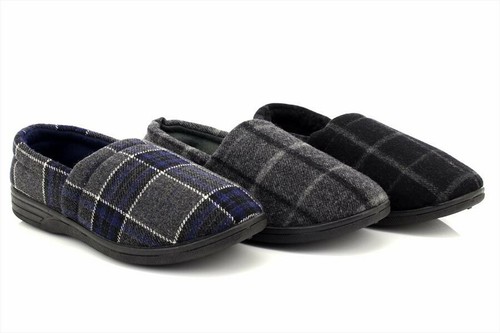 Mens james warm velour - james, tartan