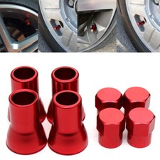 Red Vehicle Car Tire Wheel Rim