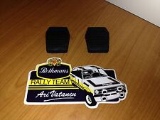 Ford Mk2 Escort Cosworth Pedal Box Rubber Pads Brand New Pair GRP4 Rally Race 