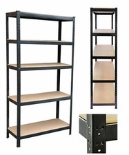 Heavy Duty Garage Shelving 5 Tiers Sheds Workshops Stockroom Greenhouse Storage