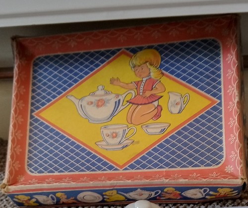 Children play tea - tea, set
