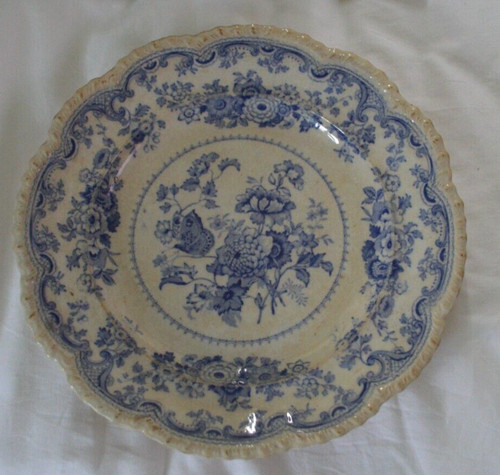 Windsor festoon plate blue - windsor,