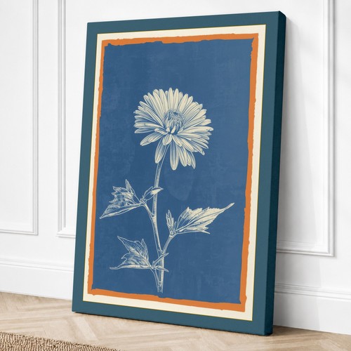 Daisy blueprint botanical - blueprint,