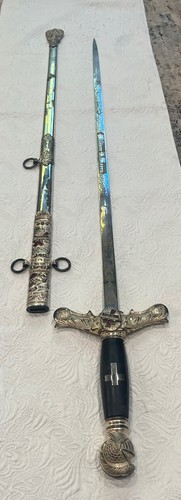 Antique ornate masonic knights - antique,