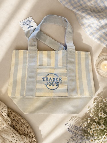 Trader joes blue striped - trader,