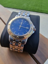 Beautiful Raymond Weil  Gents Bi-colour Quartz Ref 5560 Tango FWO Blue Dial