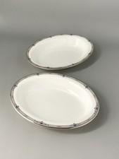 Wedgwood Amherst Pair Of 26cm Oval Veg Serving Bowls Dishes - 1st Quality