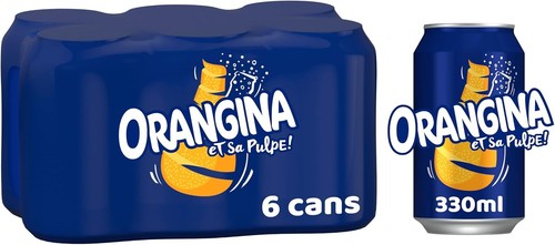 Orangina sparkling fruit - orangina,