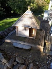 Large Square Indian Runner Floating Duck House for Pond or Lake