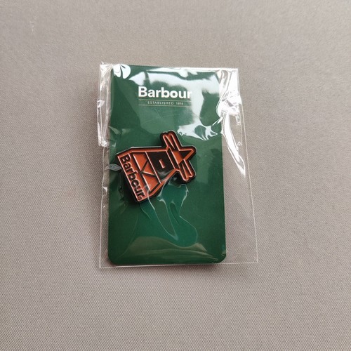 Barbour enamel lapel pin - barbour,