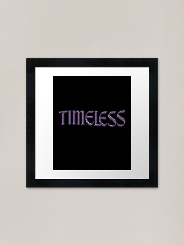 Timeless chrome effect - timeless, framed