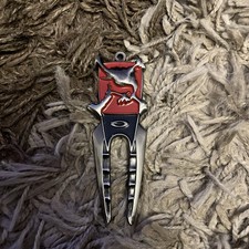 Oakley Golf X-Metal Skull Divot Repair Tool White Black Stainless Rare