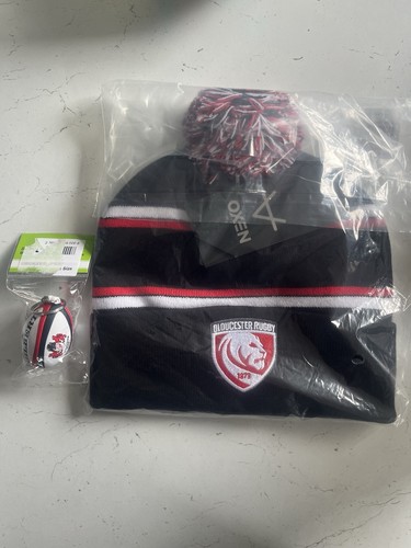 Gloucester rugby beanie and - rugby,