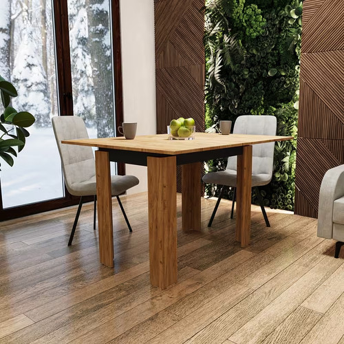 Modern extendable dining table - dining,