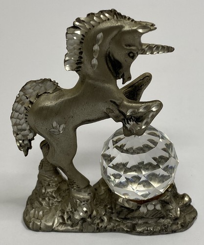 Vintage cuter pewter rearing - pewter,