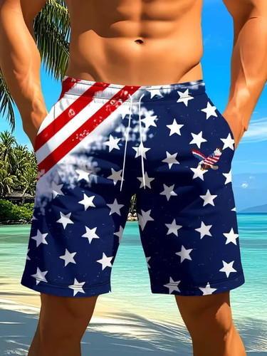 American flag eagle - american, print