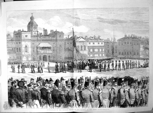 Old antique print - print, distribution