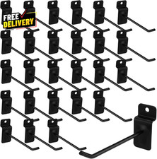 100 PCS 4 Inch Slatwall Hooks