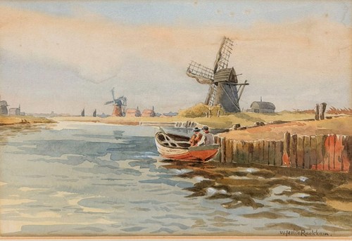 Vintage watercolour north - watercolour,