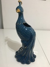 peacock blue vase NEW approx32