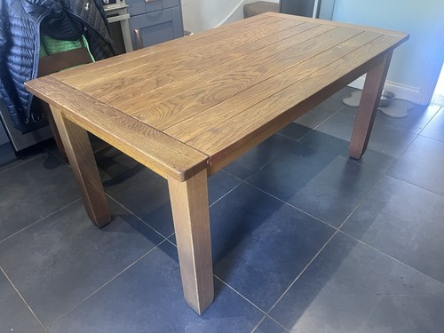 Solid oak table six - six,