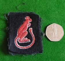 ORIGINAL WWII 7TH ARMOURED DIVISION FORMATION BADGE. SEE DESCRIPTION.