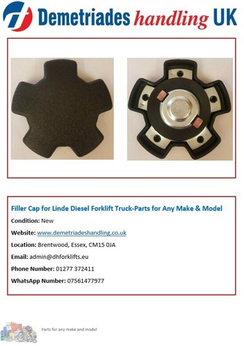 Filler cap for linde - filler,