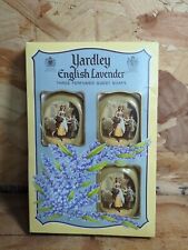 Yardley English Lavender Three Perfumes Guest Soaps Vintage Boxed