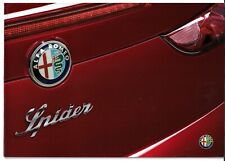 Alfa Romeo Spider 2010-2011 UK Market Brochure 2.2 3.2 JTS 1750 TBi 2.0 2.4 JTDm