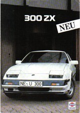 Nissan 300ZX 1984 Original German Market Preview Sales Brochure