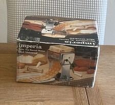 Imperia Ravioli Maker Pasta Machine Chrome Steel Made in Italy