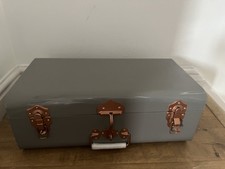 Habitat Grey Metal Trunk Storage